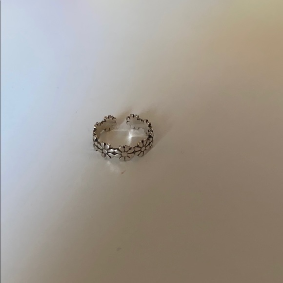 Adjustable Vintage 925 Silver Toe Ring - Picture 2 of 7